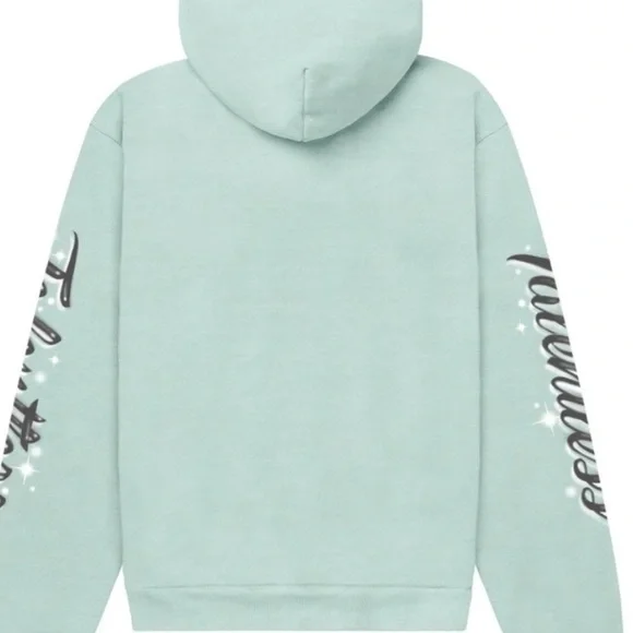 Talentless Teal Unisex Hoodie size M - Picture 2 of 8